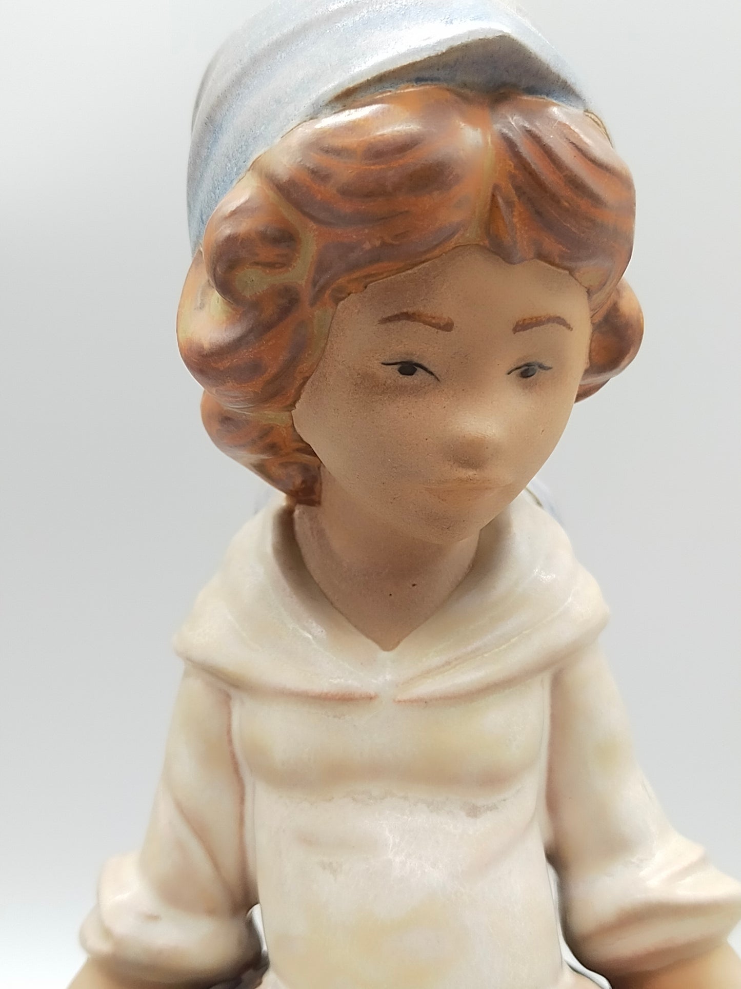 Original Lladró Porzellan Figur Mädchen mit zwei Eimern