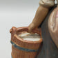 Original Lladró Porzellan Figur Mädchen mit zwei Eimern