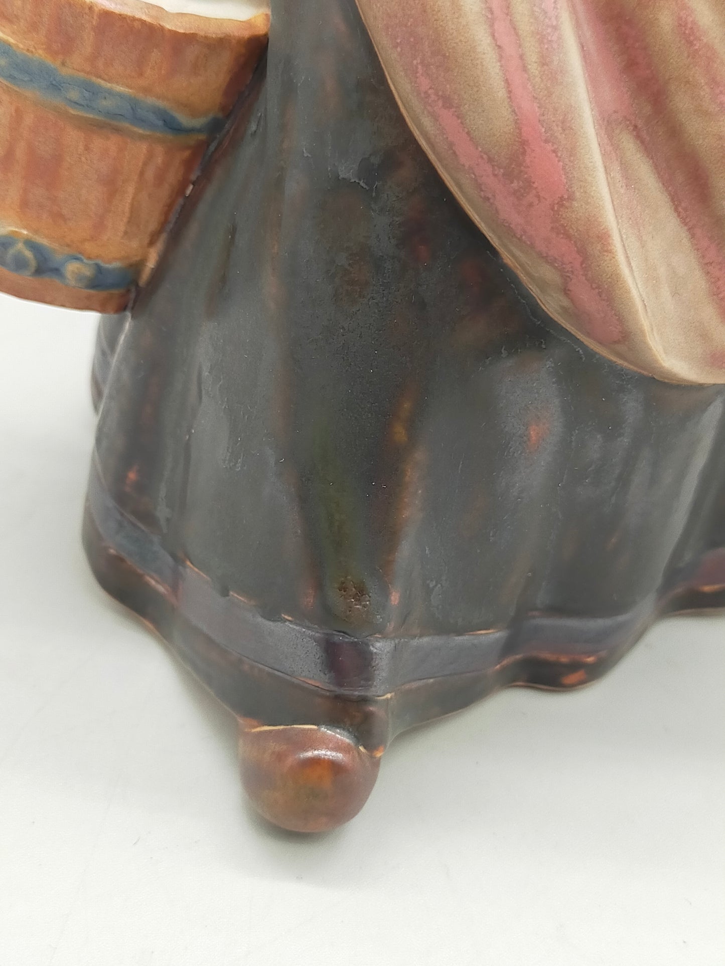 Original Lladró Porzellan Figur Mädchen mit zwei Eimern