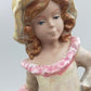 Keramik Figur Mädchen mit Katze Handbemalte Vintage Dekoration