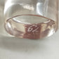 Handbemalte Vintage Glas Karaffe & Glas Florales Design