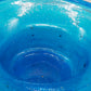Blaue Kunstglas Schale Handgearbeitete Vintage Glasschale