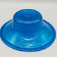 Blaue Kunstglas Schale Handgearbeitete Vintage Glasschale