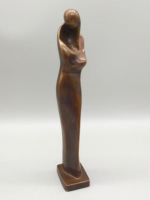 Madonna Jungfrau Bronze Skulptur Abstrakte Figur