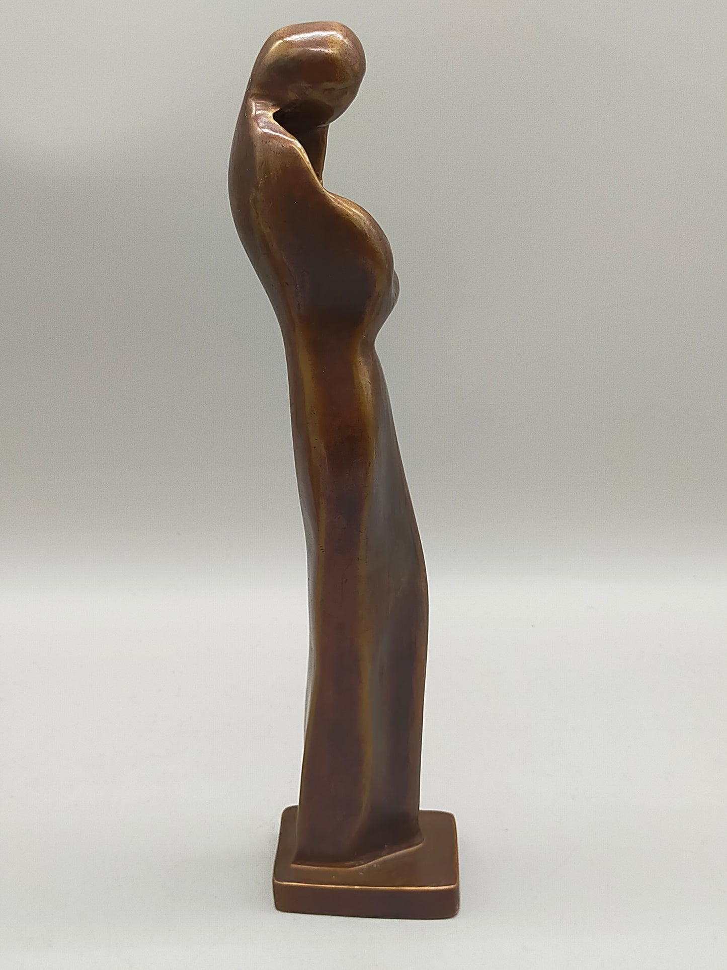 Madonna Jungfrau Bronze Skulptur Abstrakte Figur