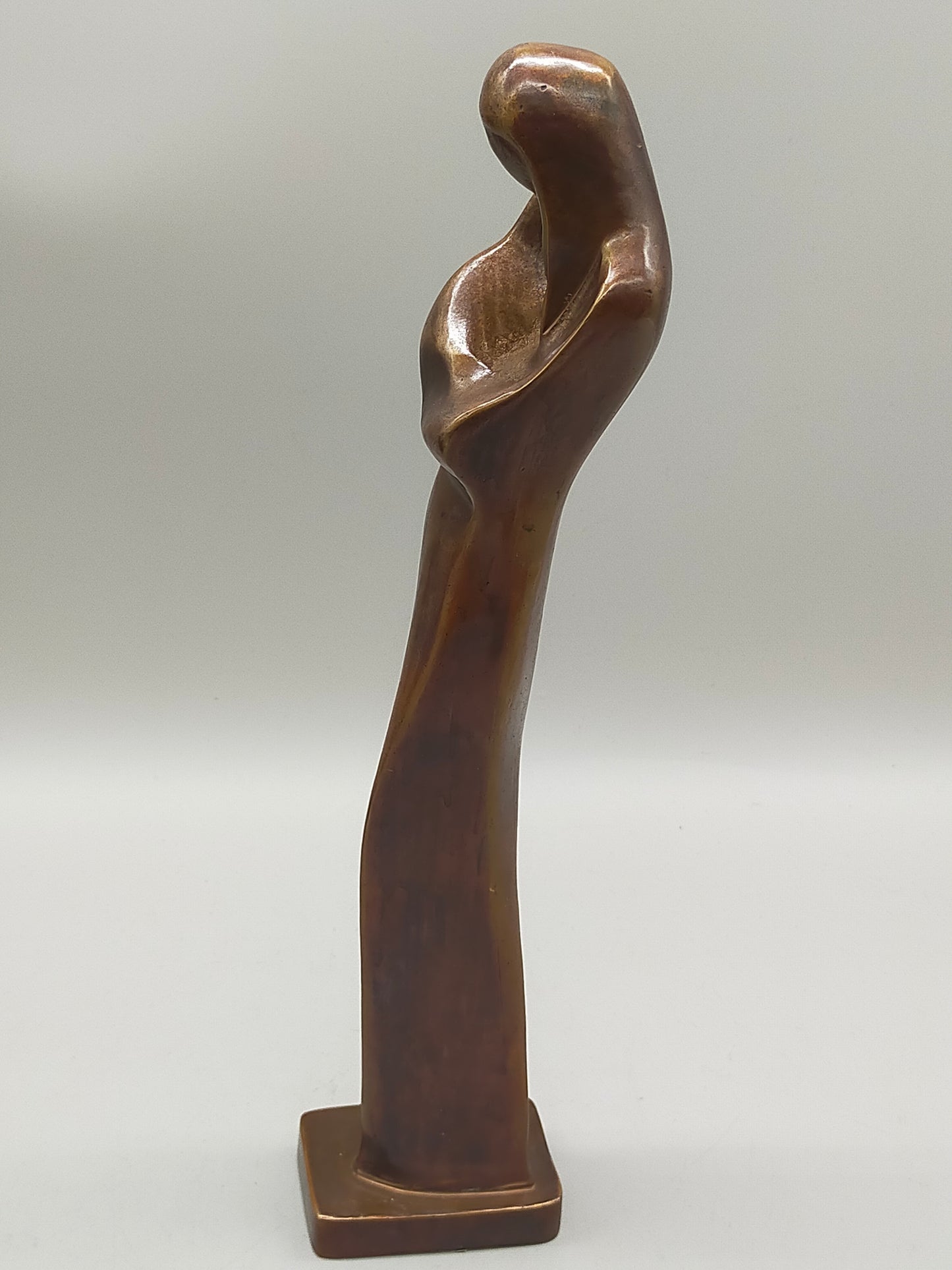 Madonna Jungfrau Bronze Skulptur Abstrakte Figur