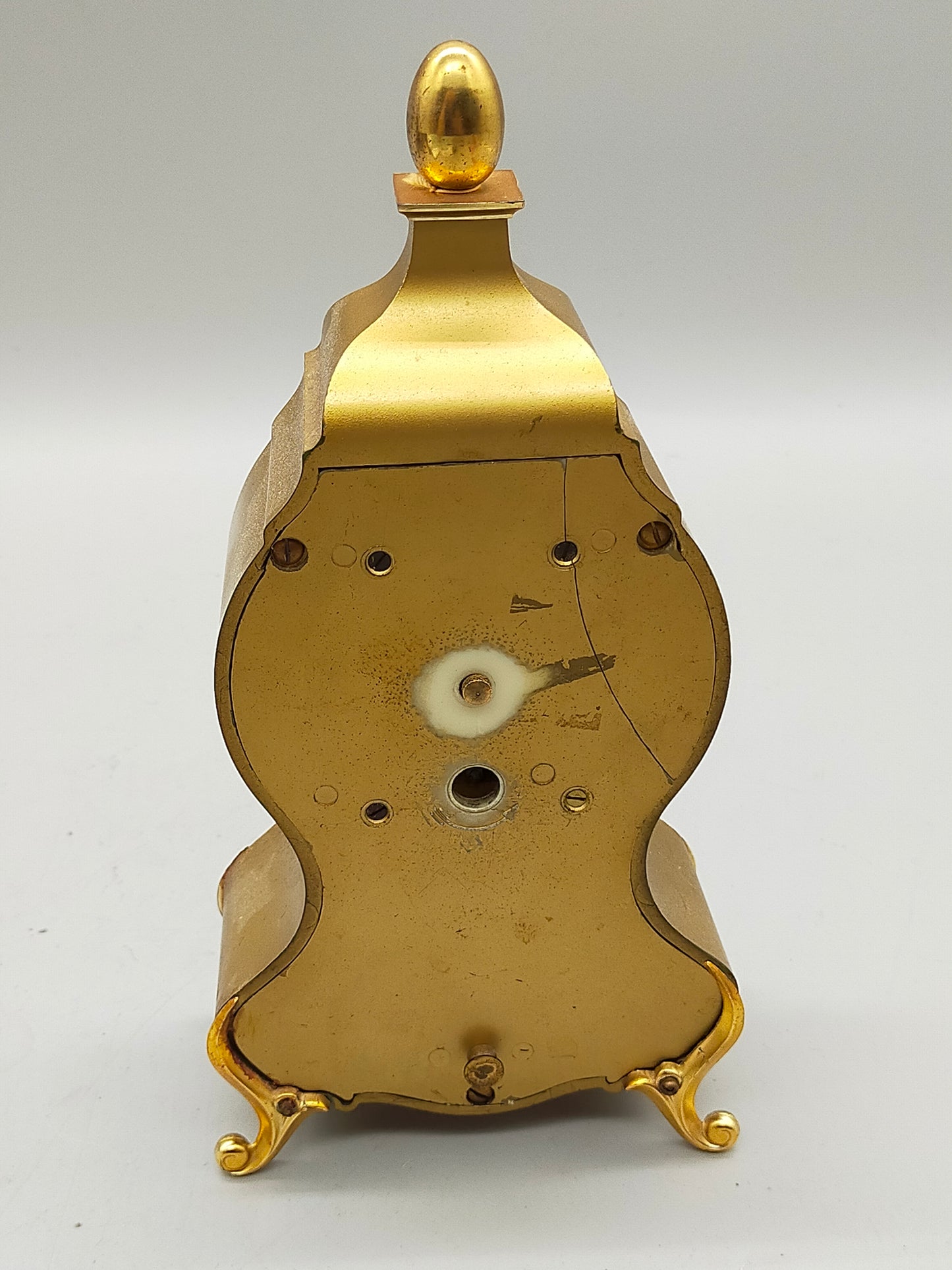 Vintage Schmid Tisch Uhr Kaminuhr mit 8-Tage Werk