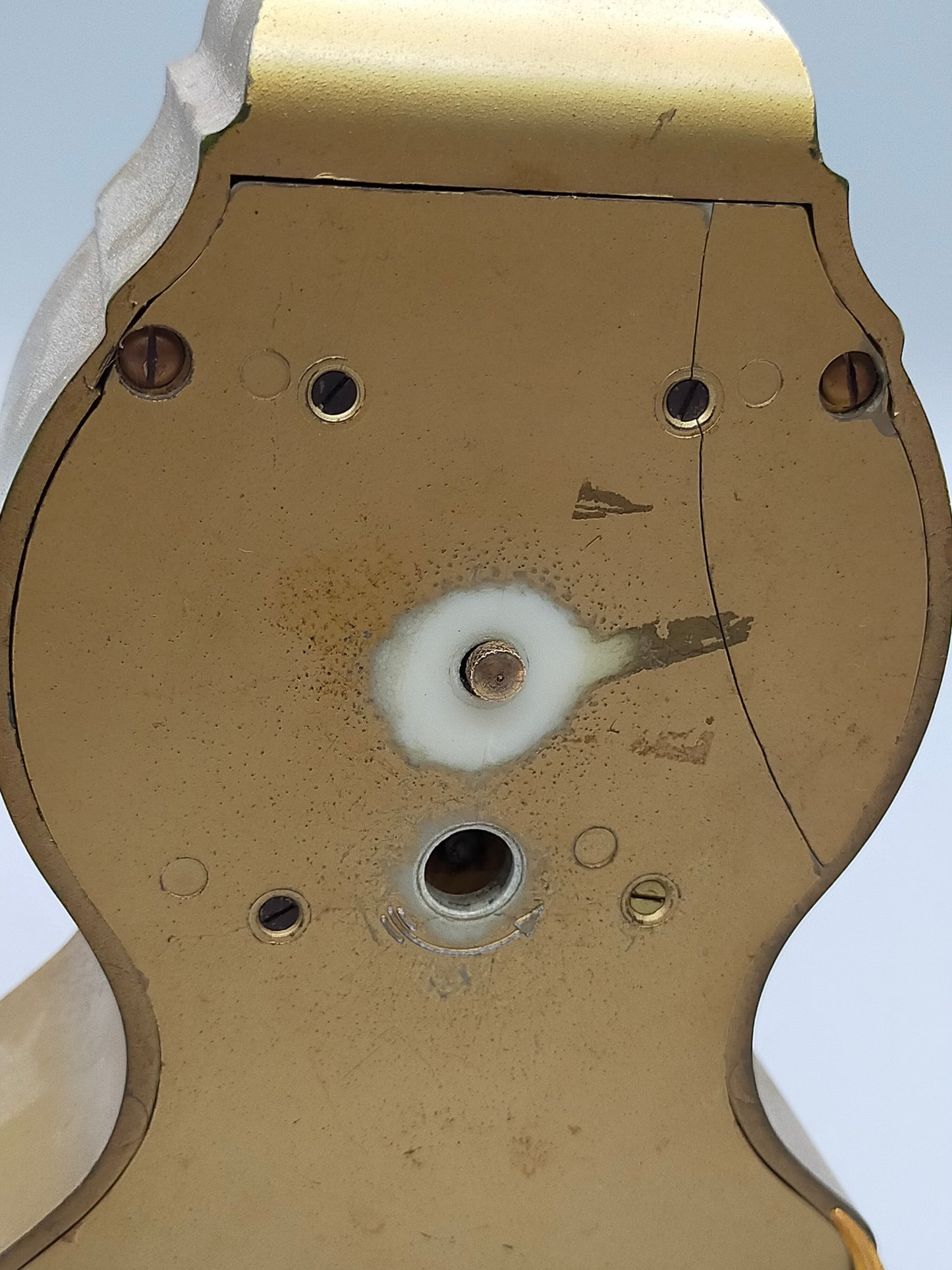 Vintage Schmid Tisch Uhr Kaminuhr mit 8-Tage Werk
