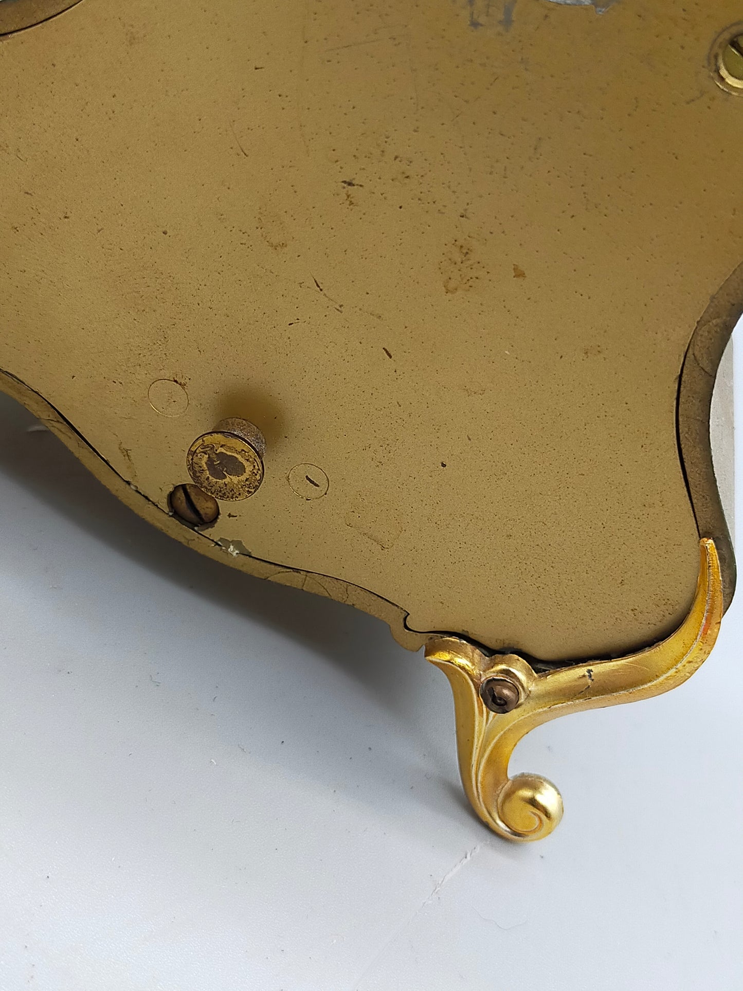 Vintage Schmid Tisch Uhr Kaminuhr mit 8-Tage Werk