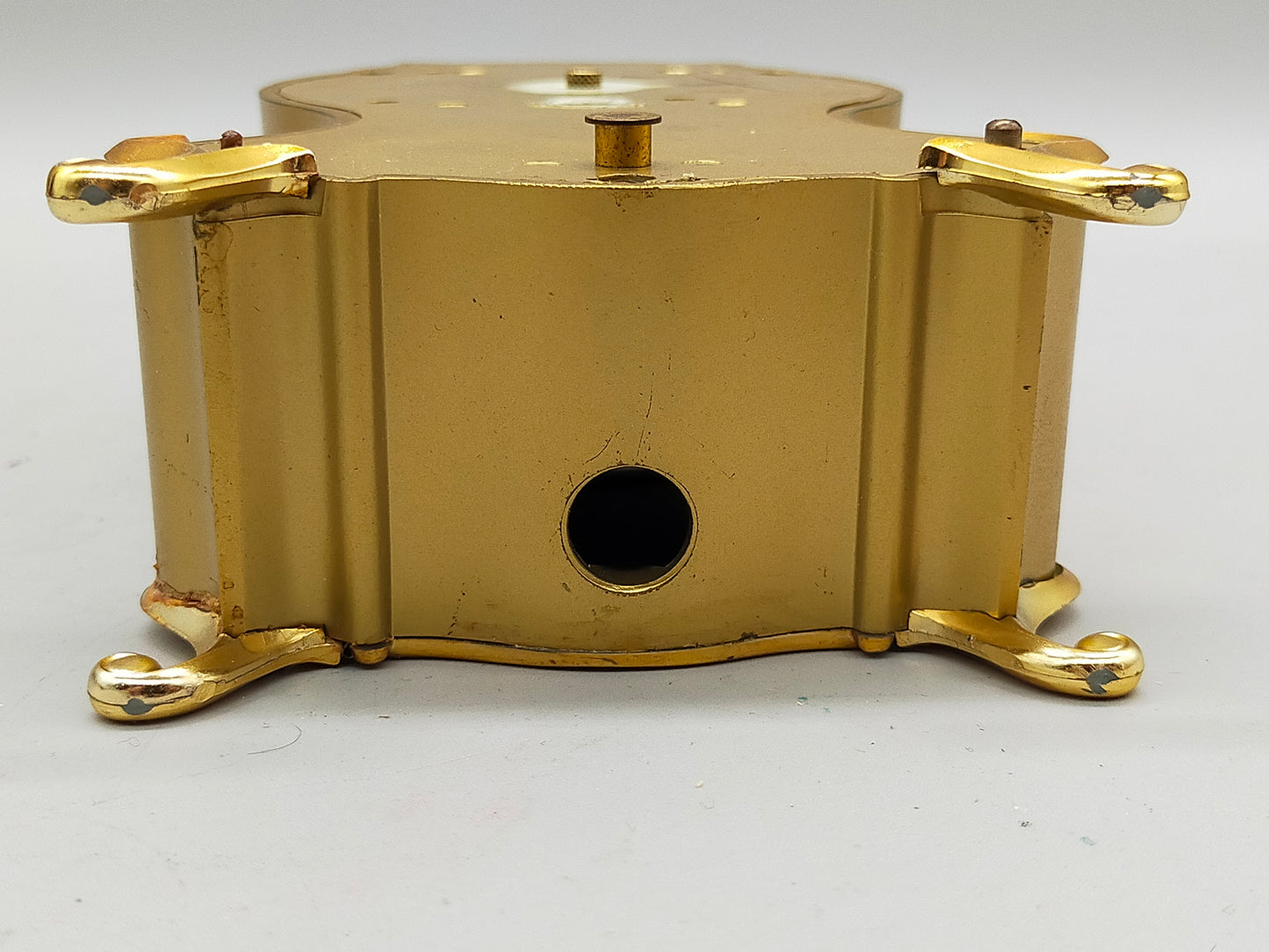 Vintage Schmid Tisch Uhr Kaminuhr mit 8-Tage Werk