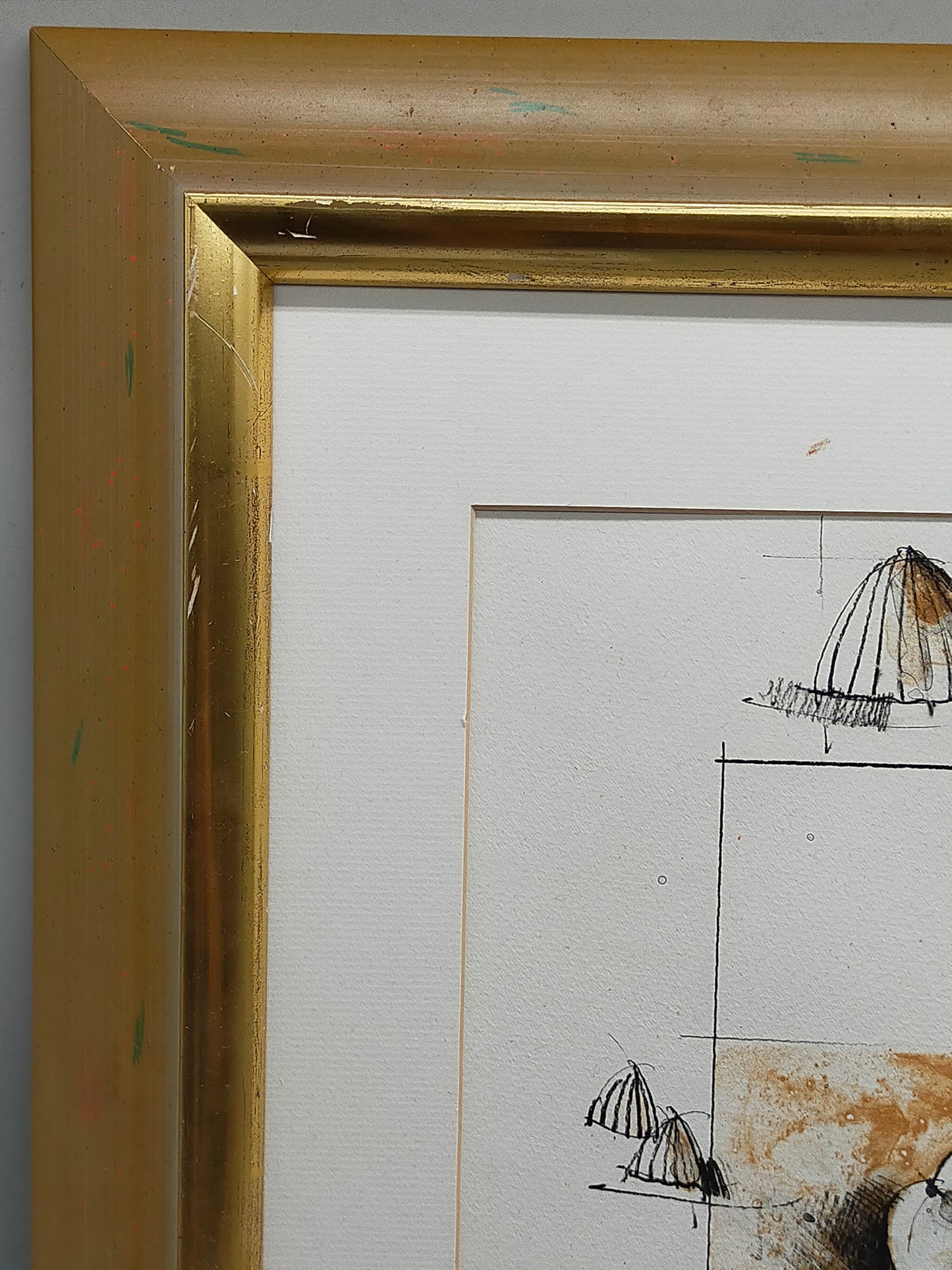 Peter Caspary (1995) Maritimes Muschel Motiv Signierte Grafik