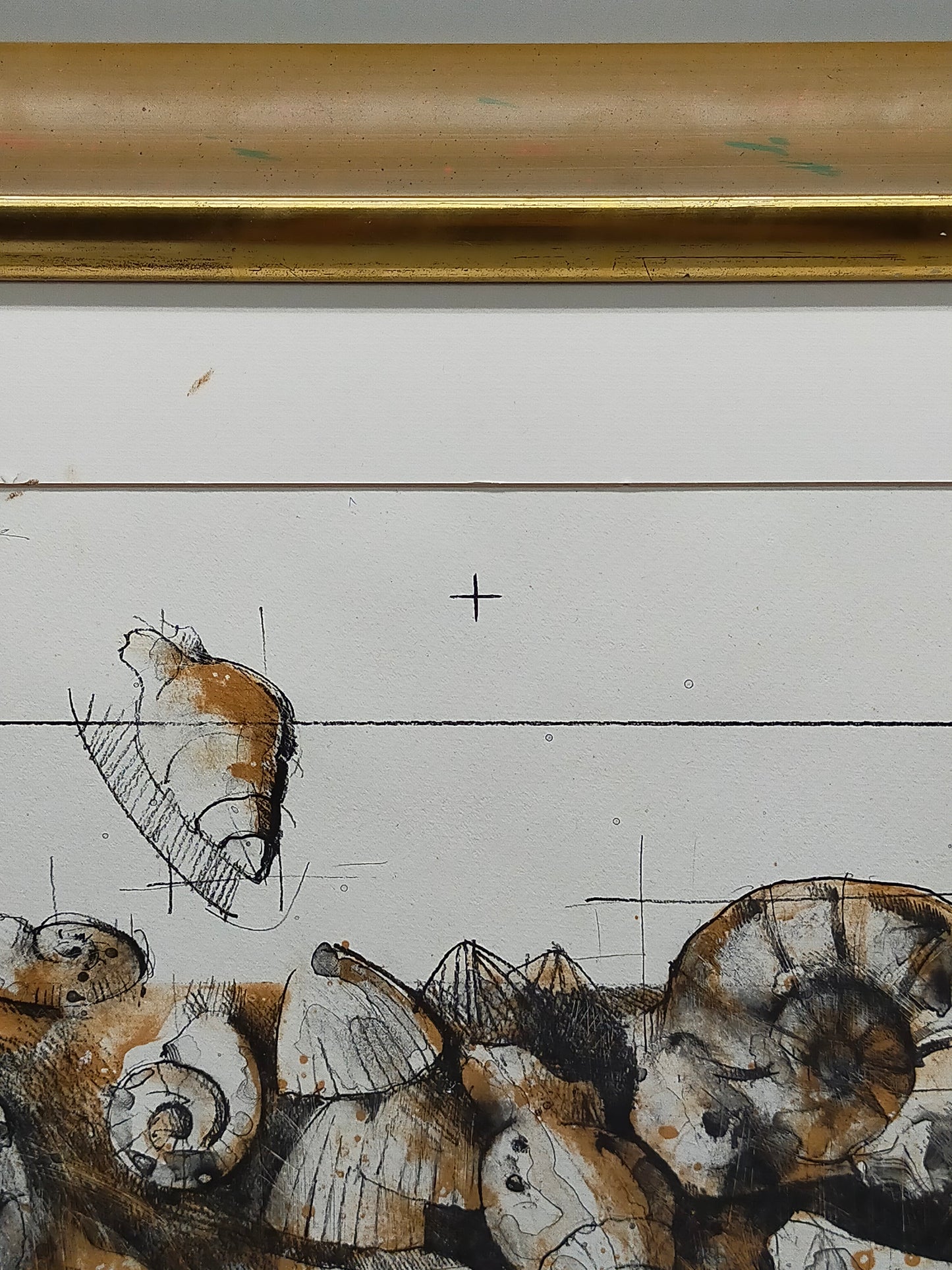 Peter Caspary (1995) Maritimes Muschel Motiv Signierte Grafik
