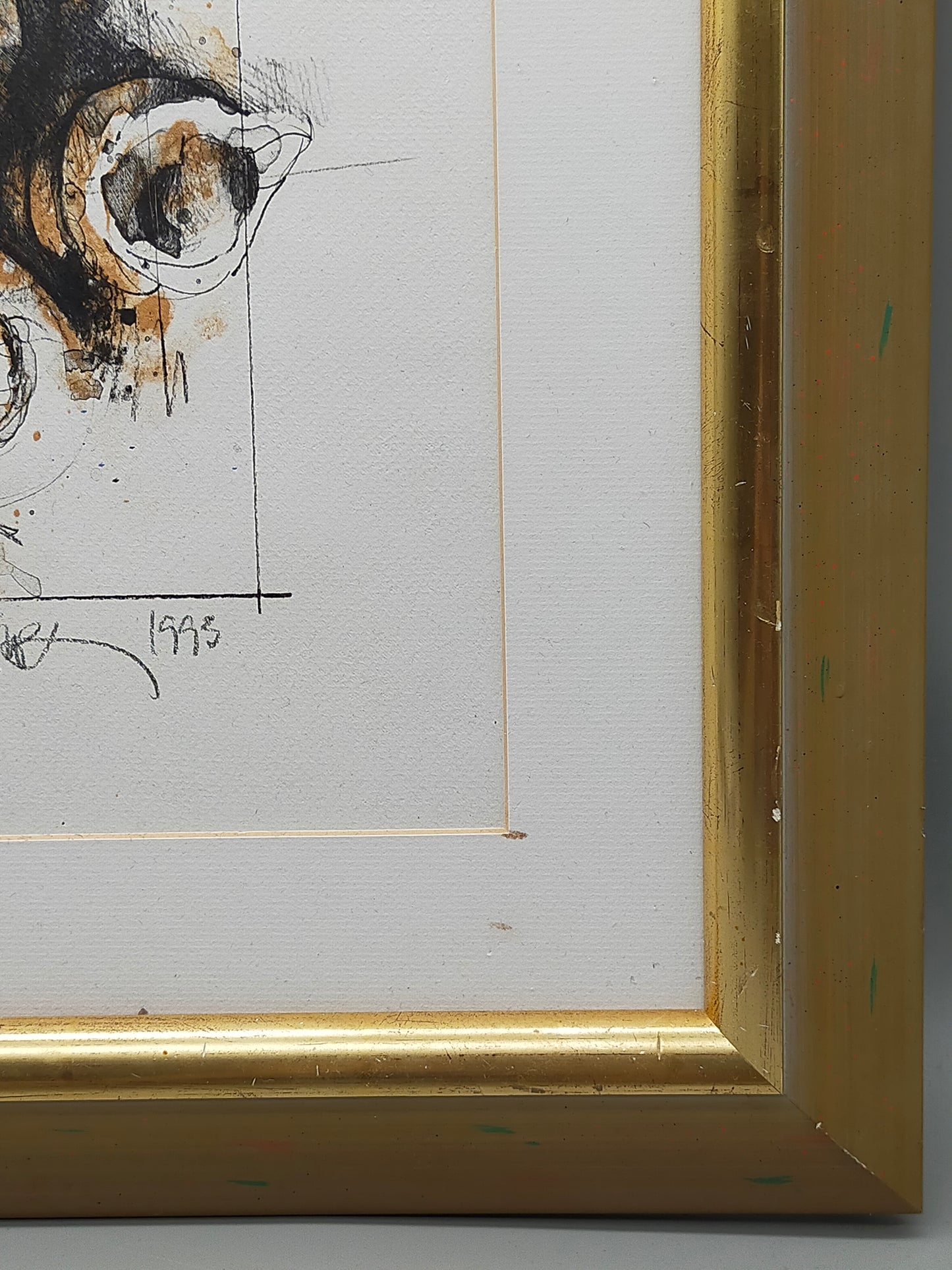 Peter Caspary (1995) Maritimes Muschel Motiv Signierte Grafik
