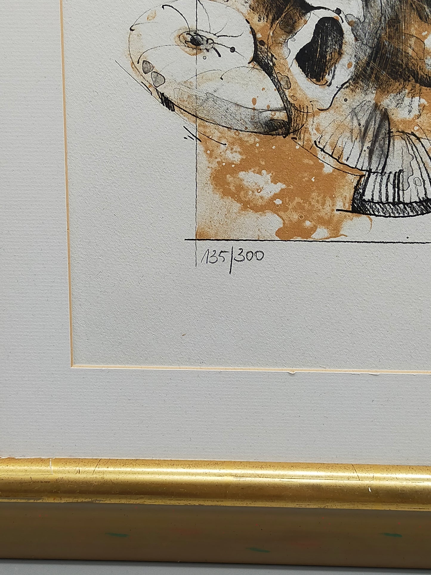 Peter Caspary (1995) Maritimes Muschel Motiv Signierte Grafik