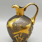 Elegante Vintage Glas Karaffe Kunstvolles Enten Motiv