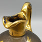 Elegante Vintage Glas Karaffe Kunstvolles Enten Motiv