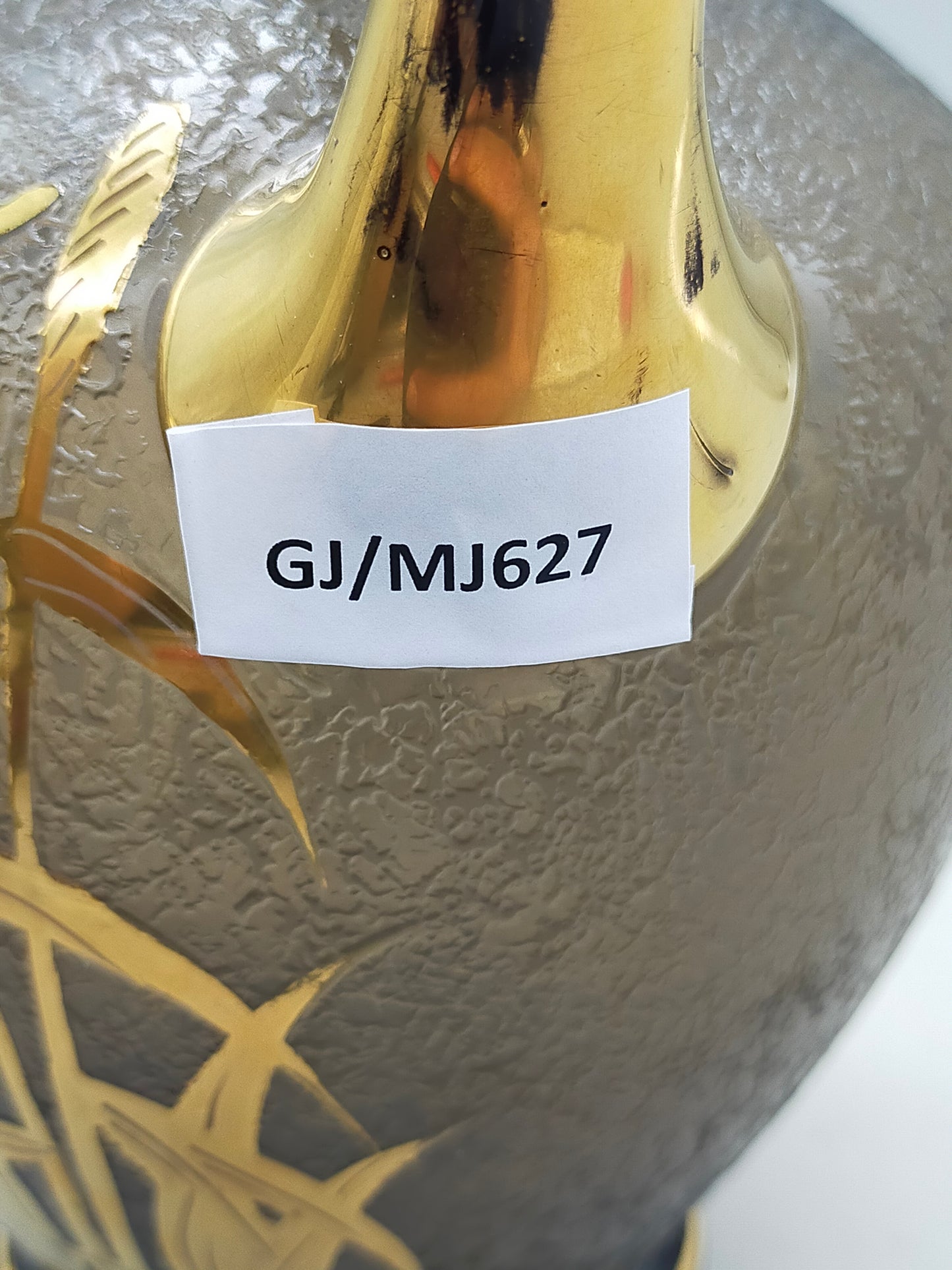 Elegante Vintage Glas Karaffe Kunstvolles Enten Motiv