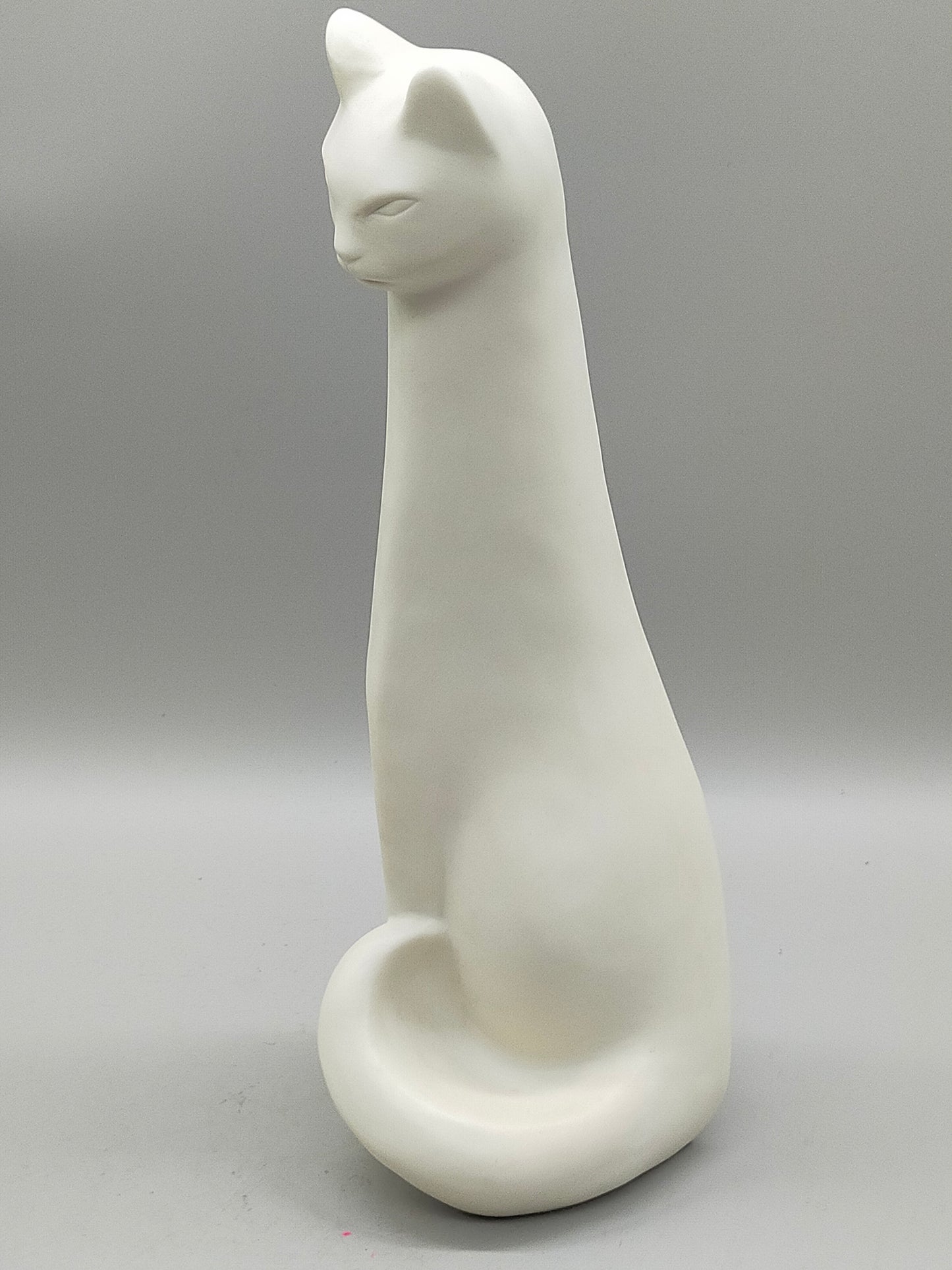 Elegante Rosenthal Porzellanfigur Katze von D. Rucker