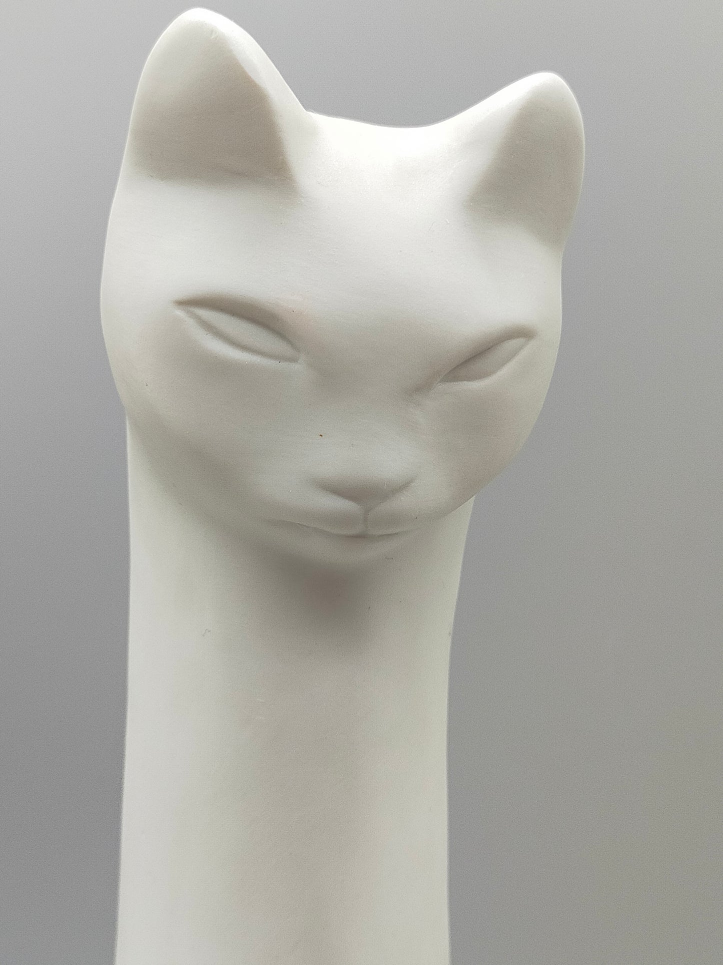 Elegante Rosenthal Porzellanfigur Katze von D. Rucker