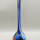Farbenfrohe Murano Glasvase Schlankes Design für Liebhaber