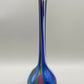 Farbenfrohe Murano Glasvase Schlankes Design für Liebhaber