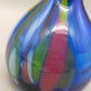 Farbenfrohe Murano Glasvase Schlankes Design für Liebhaber
