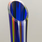 Farbenfrohe Murano Glasvase Schlankes Design für Liebhaber