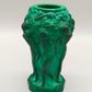 Art Deco Malachit Glas Vase Tanzende Akte Stil