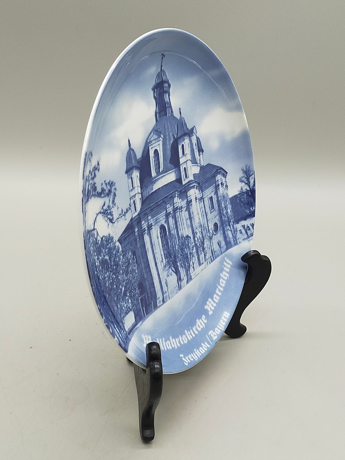 Eschenbach Porzellan Wandteller 1981 Wallfahrtskirche Maria Hilf