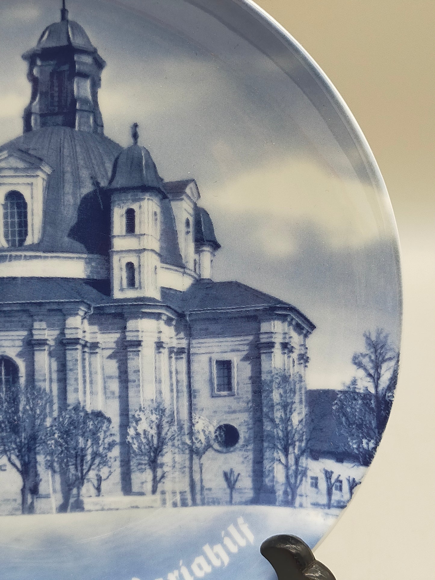 Eschenbach Porzellan Wandteller 1981 Wallfahrtskirche Maria Hilf