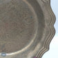 Antike Messing Schale mit geschwungenem Rand