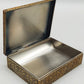 Antike Schatulle mit Ornamenten Vintage Messingdose