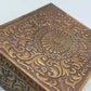 Antike Schatulle mit Ornamenten Vintage Messingdose