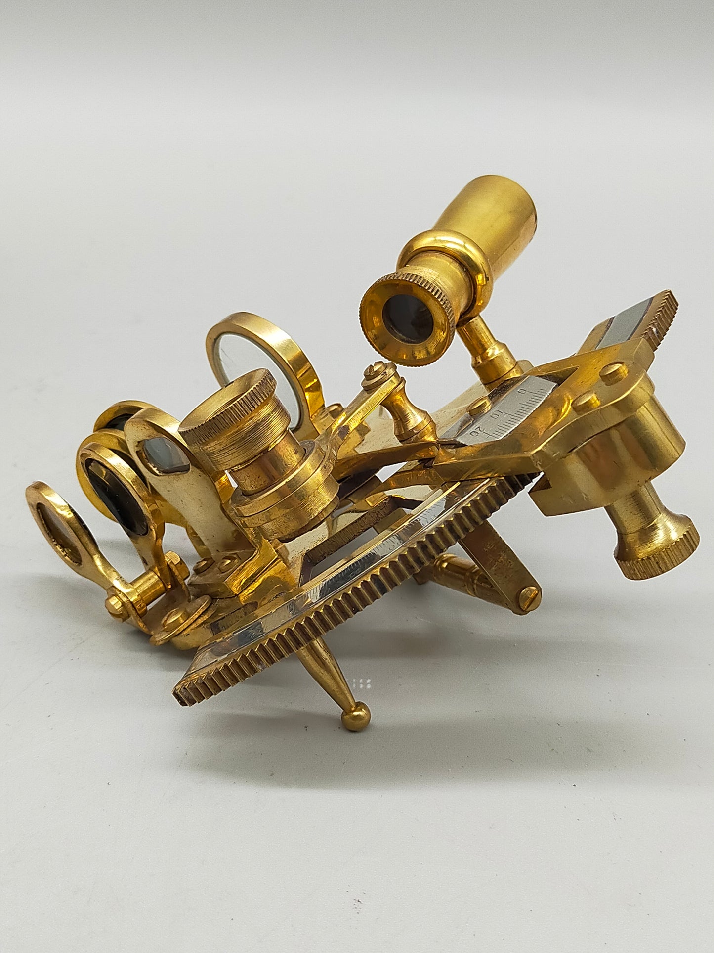 Antiker Troughton & Simms London 1910 Messing Sextant