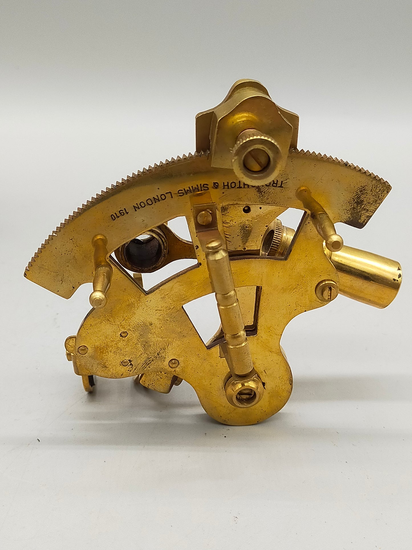 Antiker Troughton & Simms London 1910 Messing Sextant