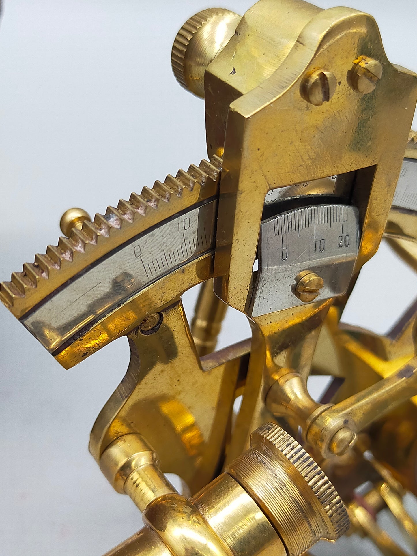 Antiker Troughton & Simms London 1910 Messing Sextant