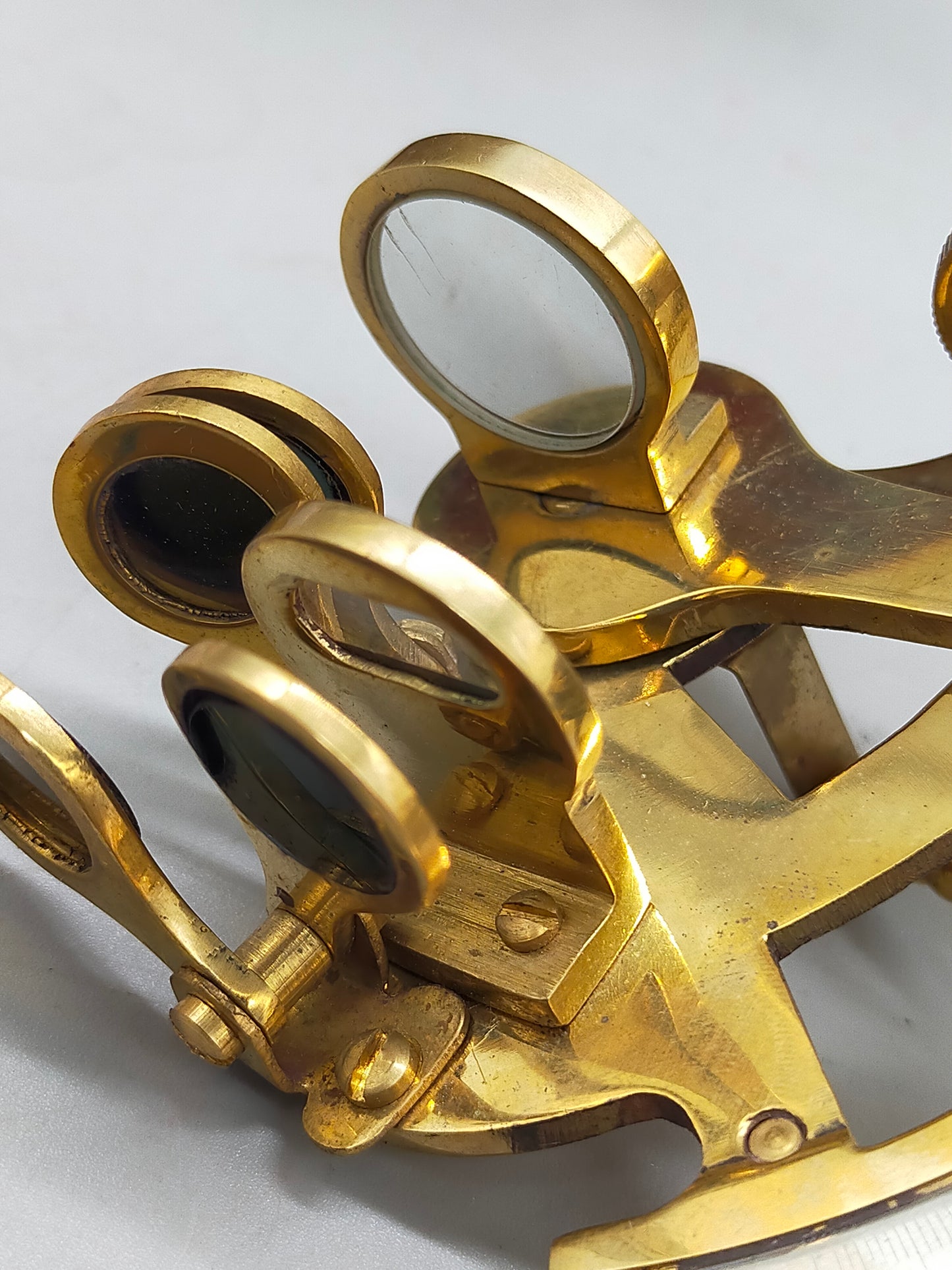 Antiker Troughton & Simms London 1910 Messing Sextant