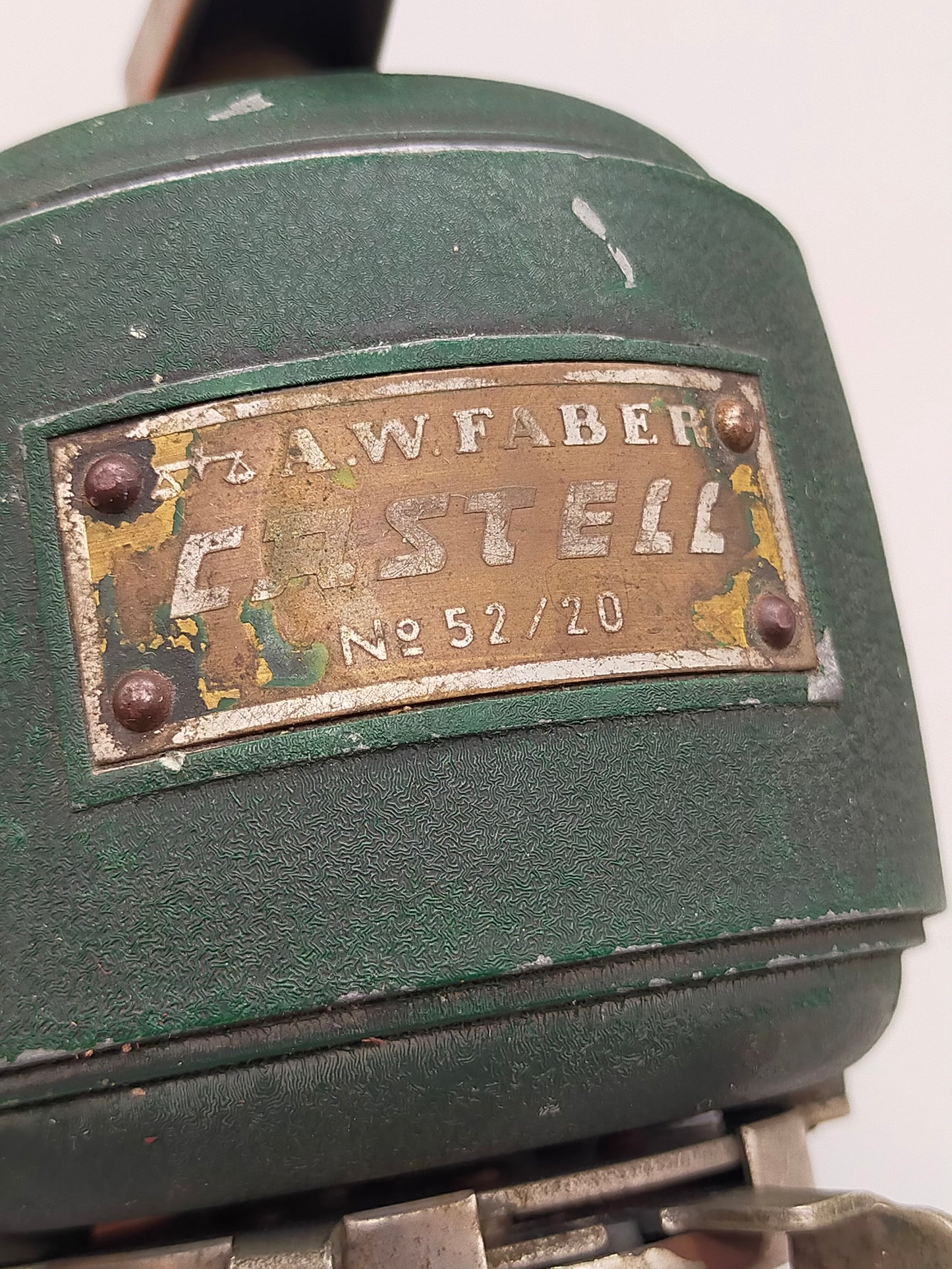 Klassische A.W. Faber Castell No. 52/20 Spitzmaschine 1950er
