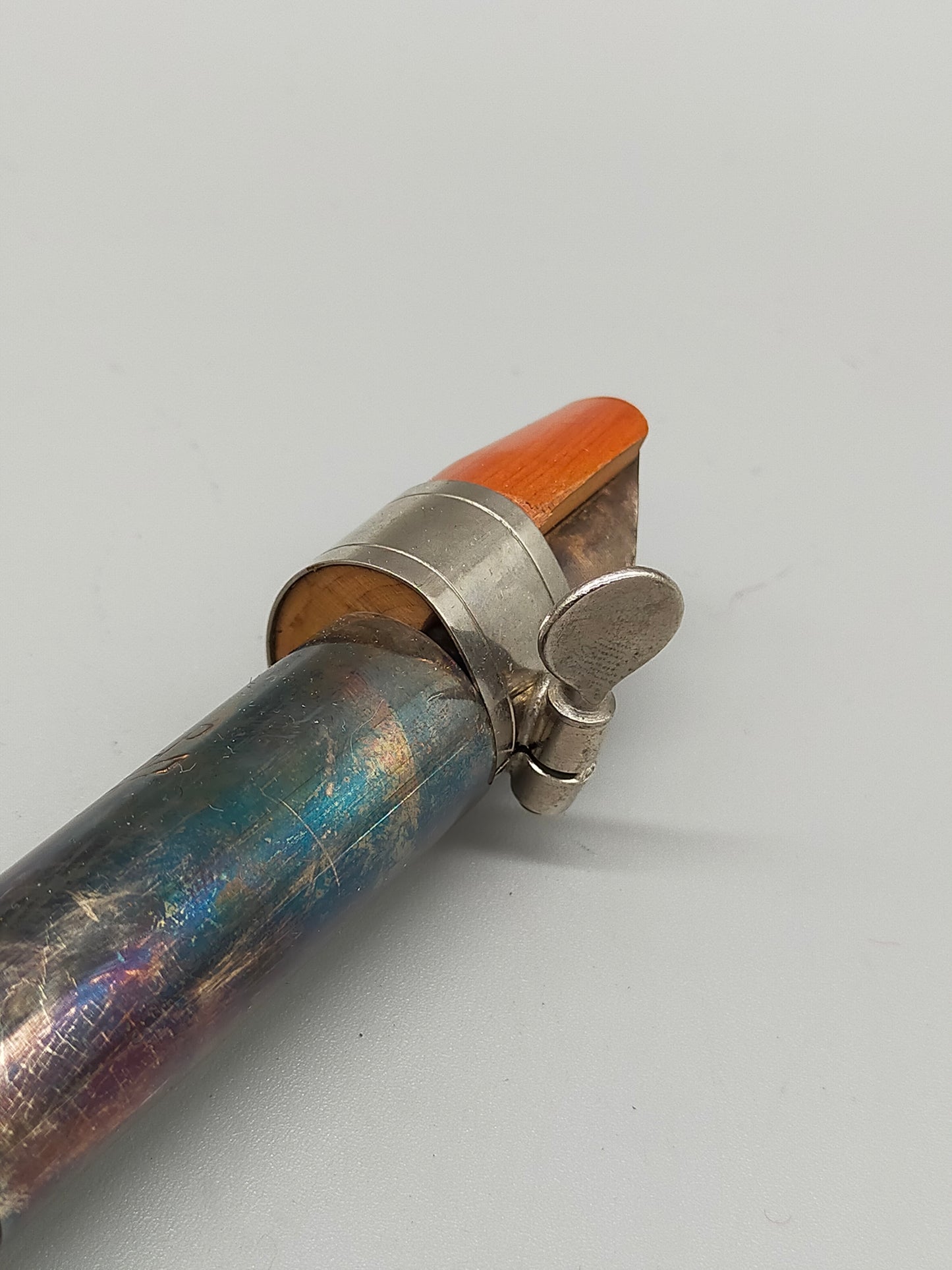 Antike Hopf Querflöte aus Metall