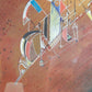 Abstraktes Kunstwerk im Kandinsky Stil Geometrische Komposition
