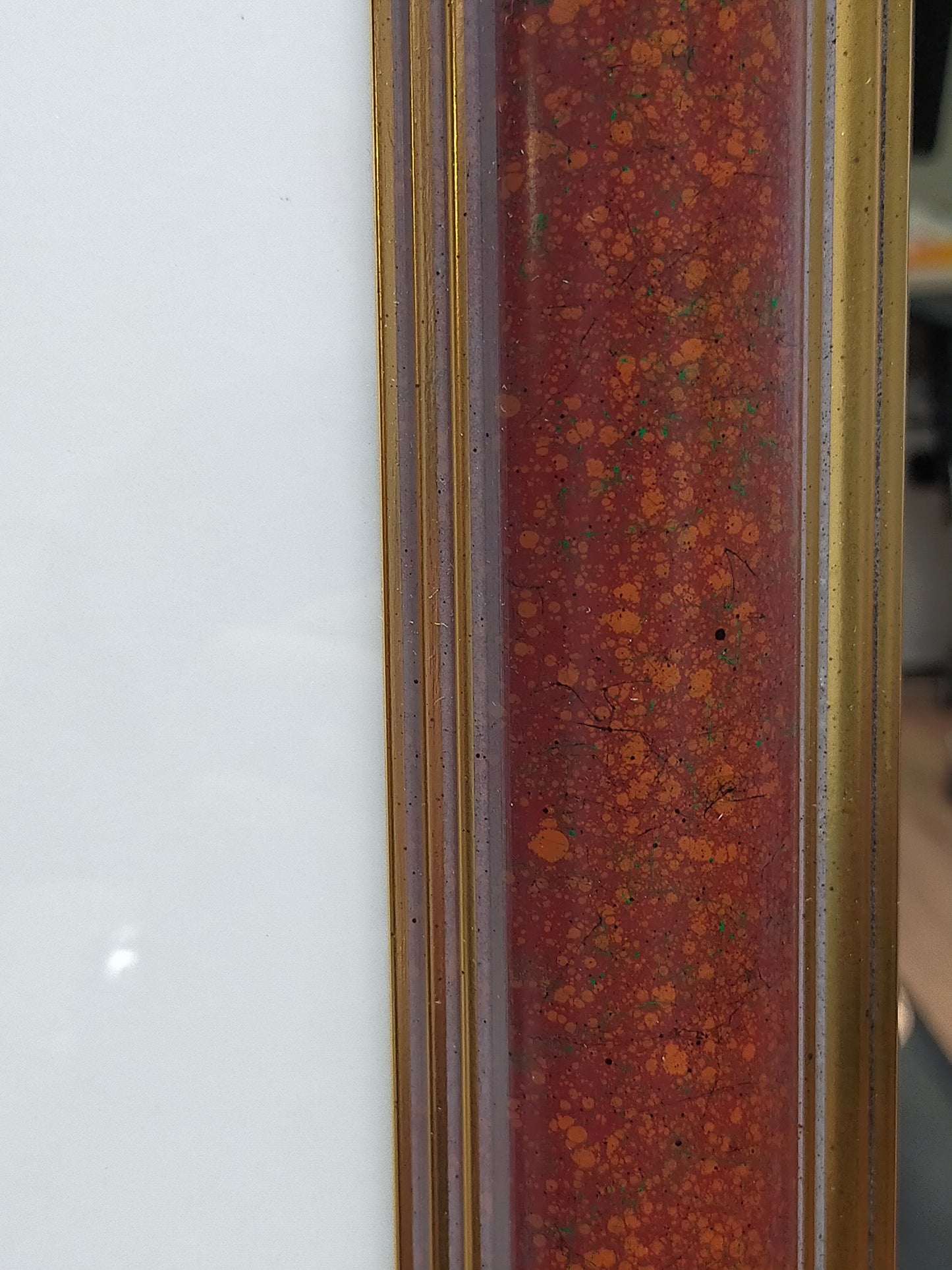 Abstraktes Geometrisches Gemälde Modernes Kunstwerk Signiert