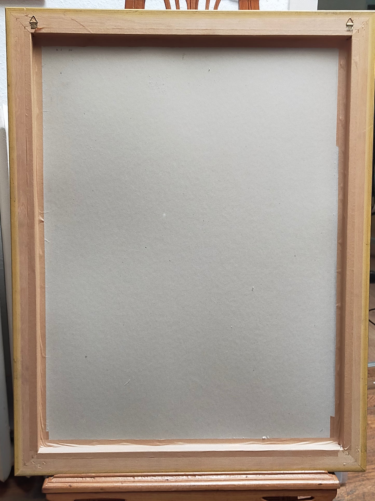 Abstraktes Geometrisches Gemälde Modernes Kunstwerk Signiert
