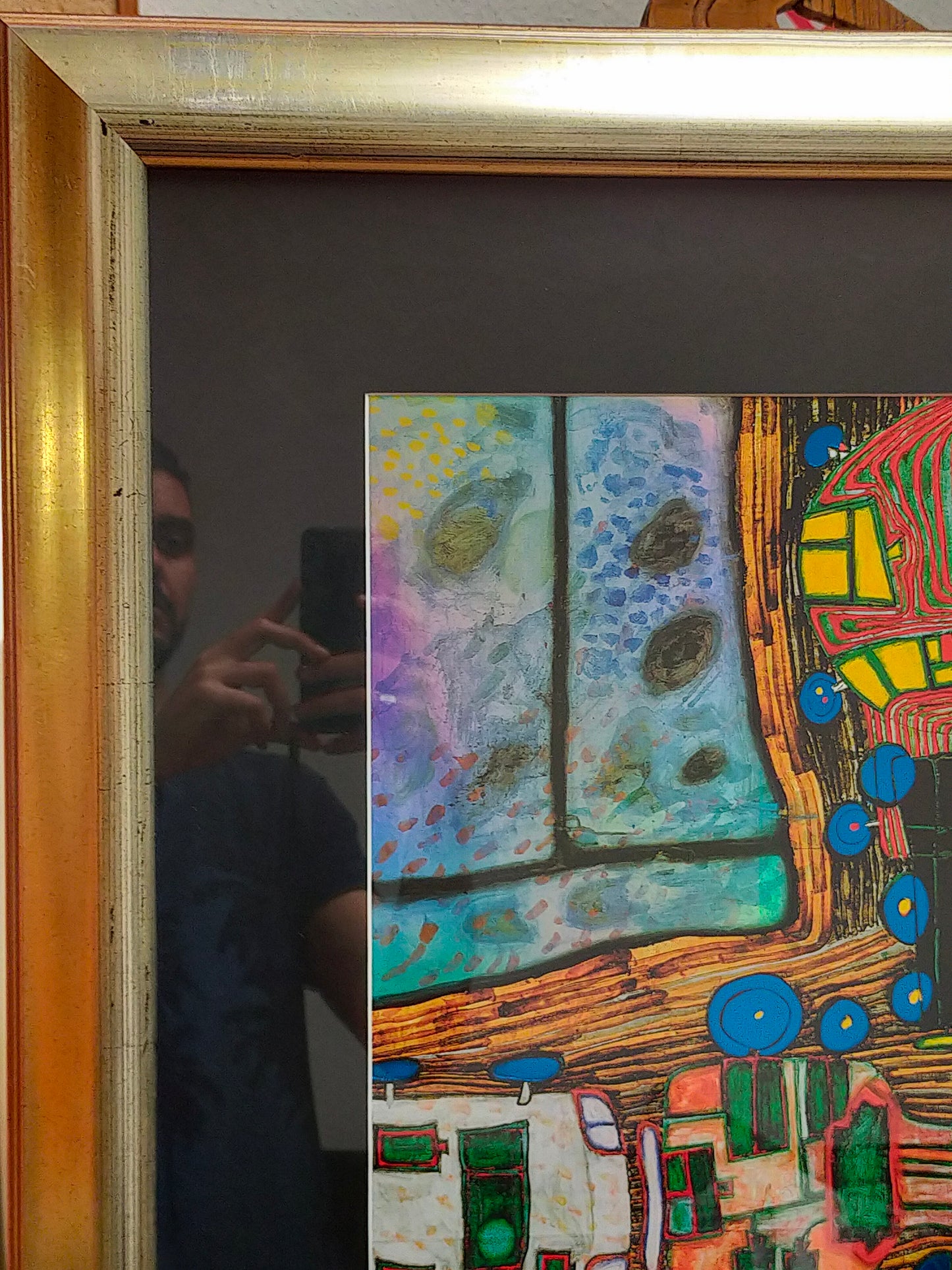 Hundertwasser Kunstdruck Die Straßengekreuzigten Kreisverkehr