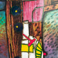 Hundertwasser Kunstdruck Die Straßengekreuzigten Kreisverkehr
