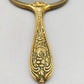 Vintage Handspiegel Edles Rosen-Design in Goldoptik