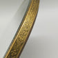 Vintage Handspiegel Edles Rosen-Design in Goldoptik