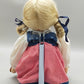 Original Käthe Kruse Stoffpuppe Blonde Zöpfe im Kleid