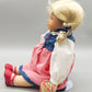 Original Käthe Kruse Stoffpuppe Blonde Zöpfe im Kleid