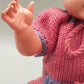 Vintage Schildkröt Klassische Puppe mit Strickkleid