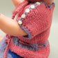 Vintage Schildkröt Klassische Puppe mit Strickkleid